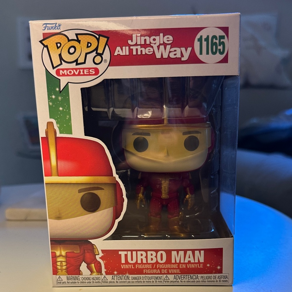 Funko Pop Jingle All The Way Turbo Man Red and Gold